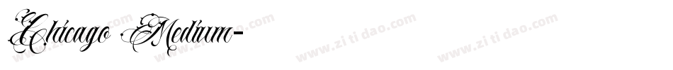 Chicago Medium字体转换